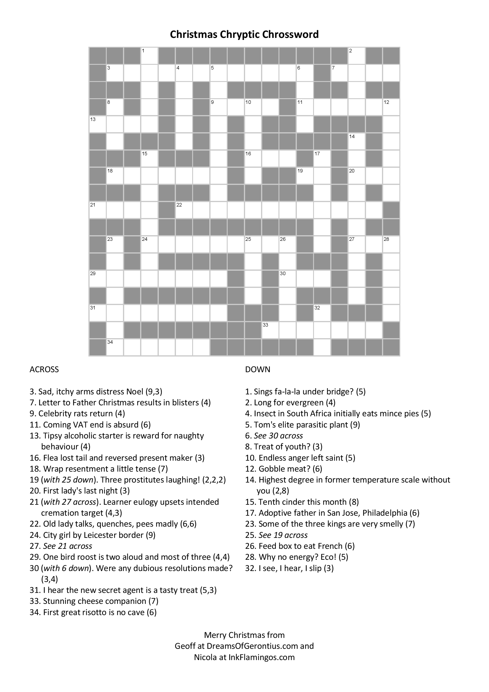 cryptic crosswords